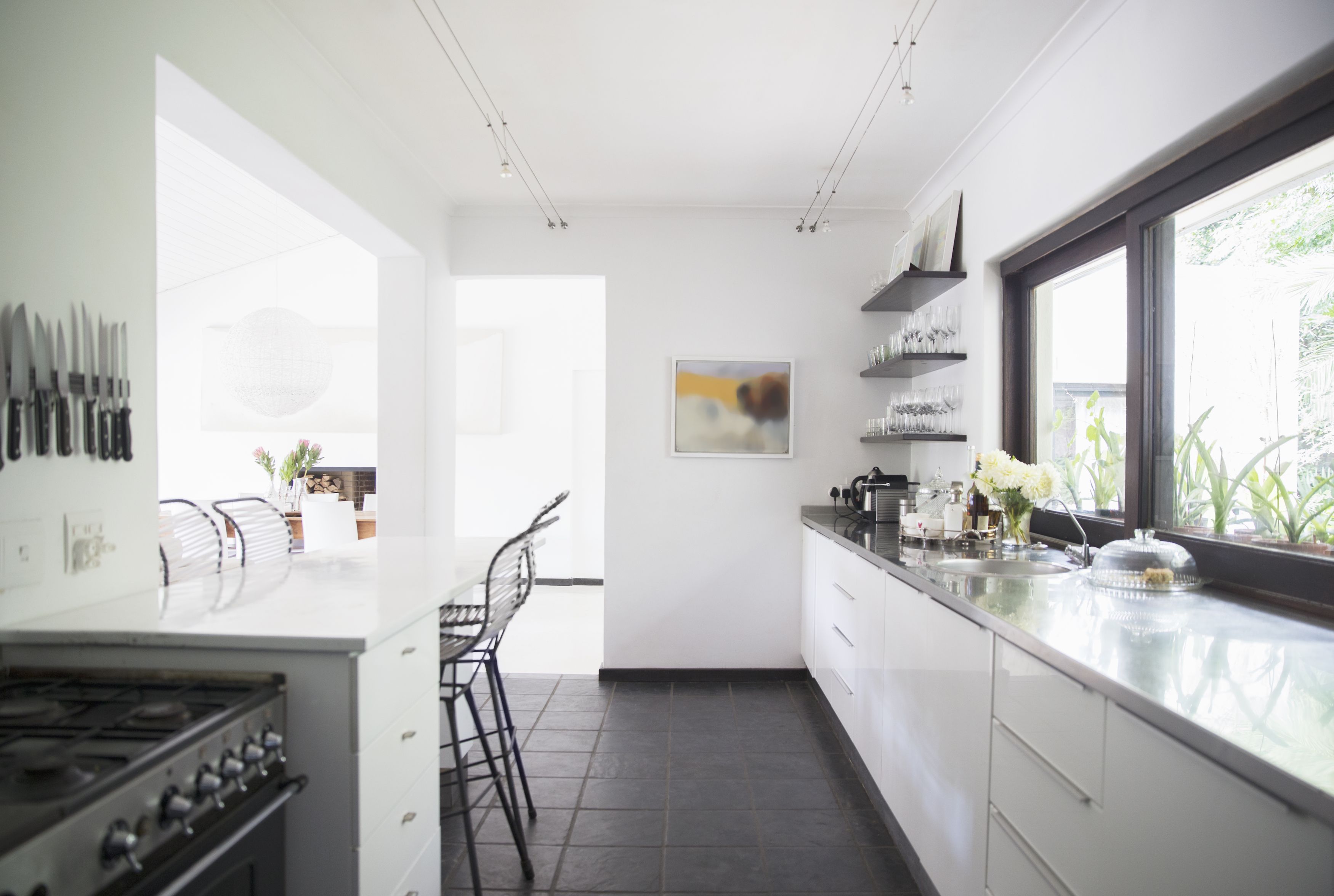 small apartment galley kitchen design