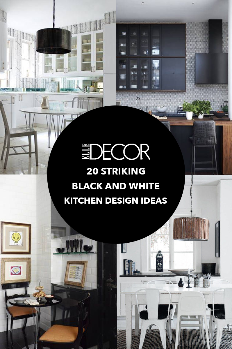 26 gorgeous black & white kitchens - ideas for black & white