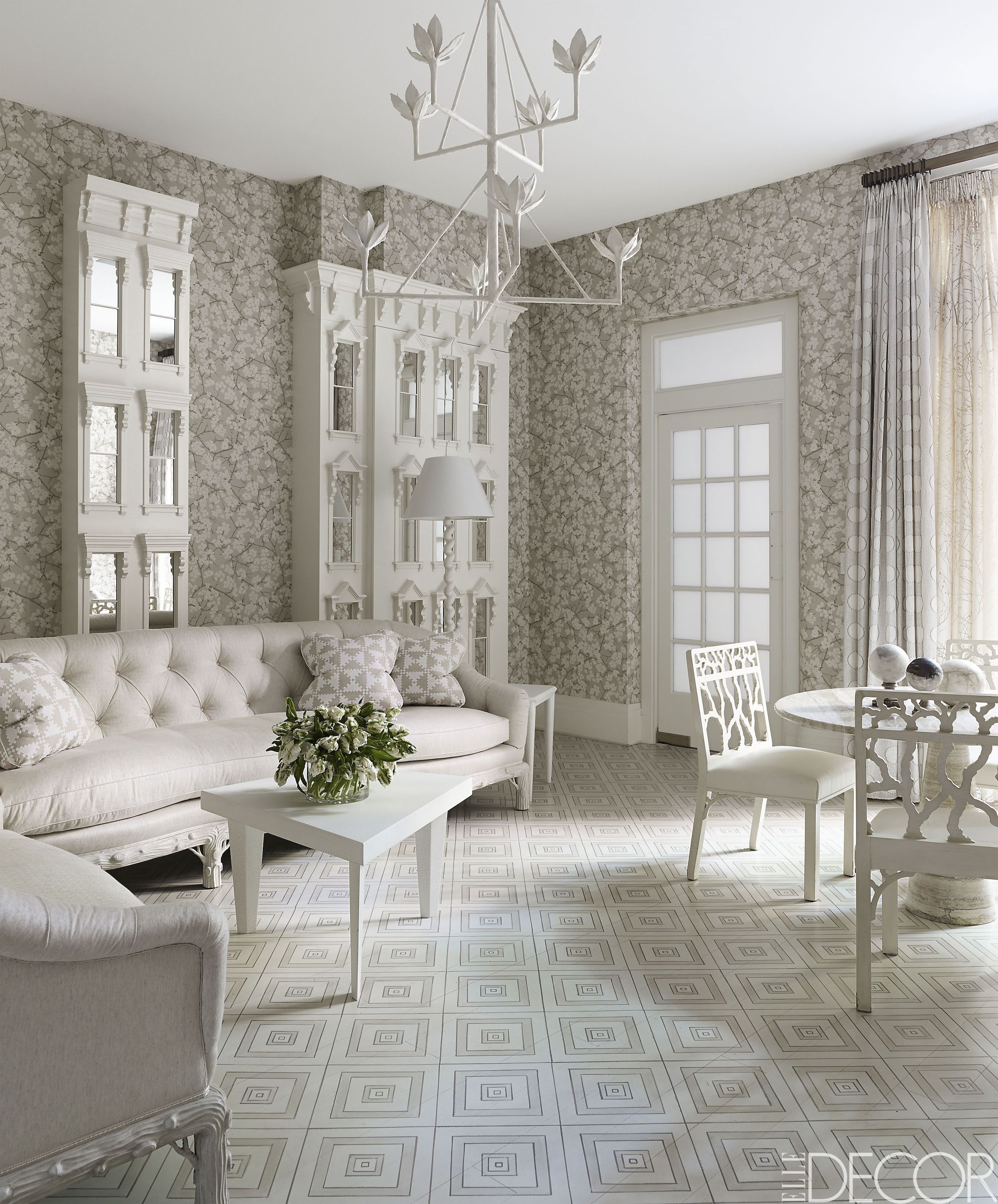 20 White Living Room Furniture Ideas, White Living Room Table