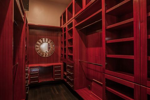 Red, Room, Hardwood, Maroon, Wood stain, Coquelicot, Symmetry, Varnish, Home door, 