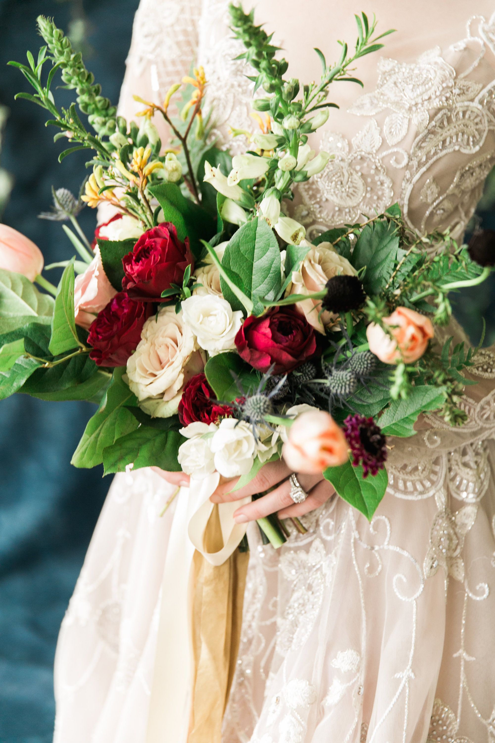 Deep Red Bouquet 5 Wedding Galery