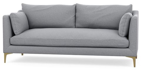 White, Couch, Style, Black, Living room, Grey, studio couch, Rectangle, Material property, Sofa bed, 