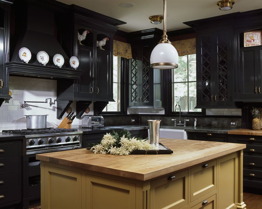 30 Sophisticated Black Kitchen Cabinets Kitchen Designs With Black Cupboards