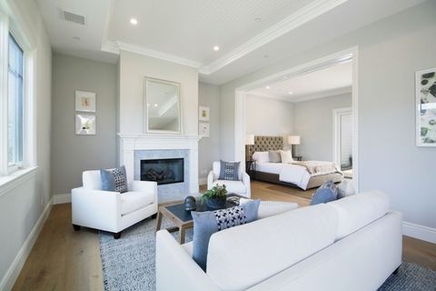 Room, Interior design, Wood, Floor, Living room, Wall, Property, Home, White, Couch, 