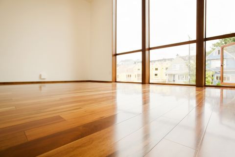 Wood, Floor, Flooring, Property, Glass, Wood flooring, Hardwood, Amber, Wall, Wood stain, 
