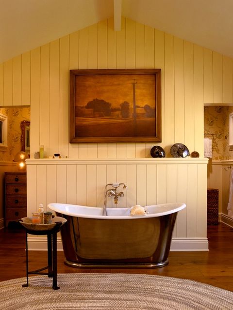Wood, Room, Property, Interior design, Bathroom sink, Plumbing fixture, Tap, Wood stain, Wall, Interior design, 