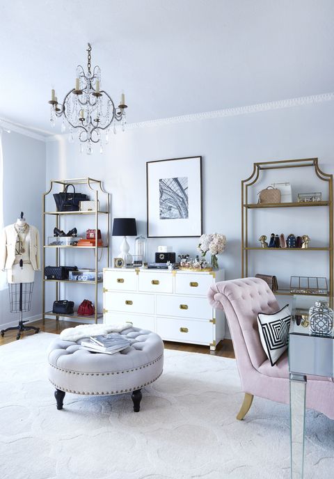 Office Design With Parisian Style Interior Ideas - Glam Style Home Decor