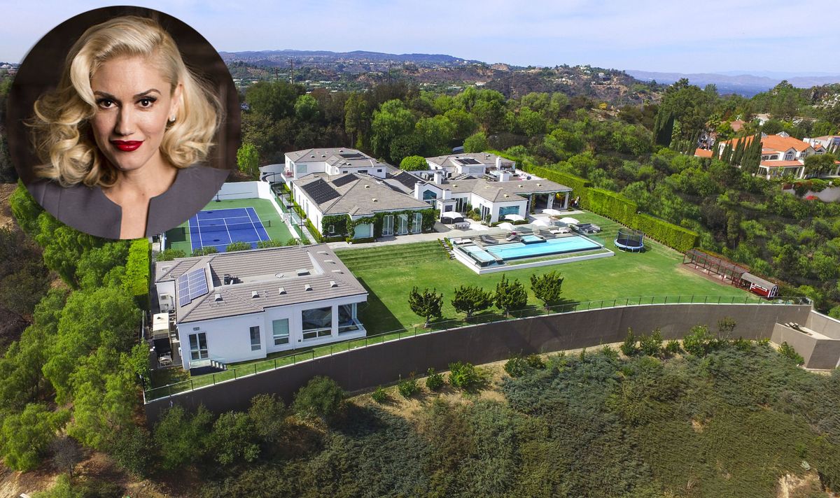 Gwen Stefani And Gavin Rossdale's Beverly Hills Mansion For Sale - Gwen ...