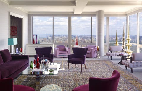 Tour A Manhattan Penthouse Filled With Purple Decor Purple Rooms Mesmerizing Designer Decor Tour A Manhattan Penthouse Filled With Purple Decor Purple Rooms Mesmerizing Designer Decor