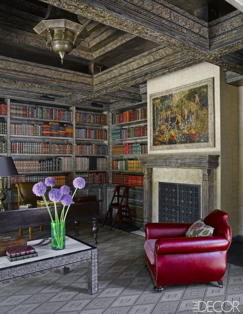 Room, Living room, Interior design, Furniture, Building, Property, Wall, Purple, Ceiling, House, 