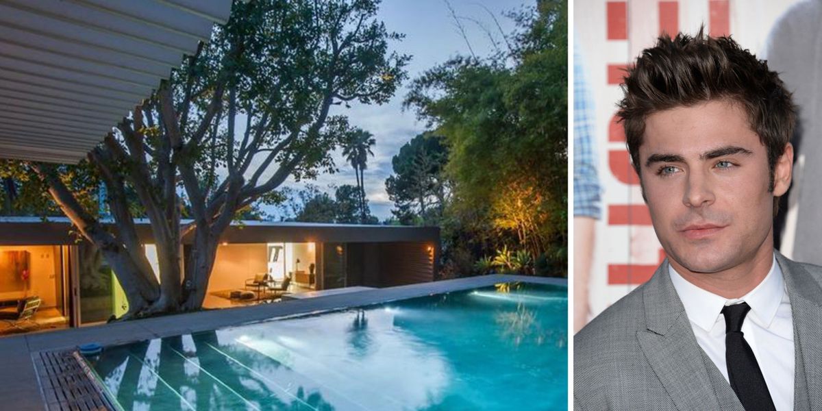 Zac Efron Hollywood Home - Celebrity Homes For Sale