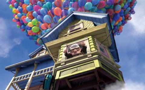 Animated film inspired house