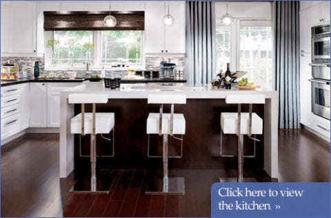 Candice Olson S Kitchen Redo Looking At The Sophisticated Kitchen In 60s Bungalow Lisa Shares With Her Husband And Kids It S Hard To Believe Used Be A Cramped