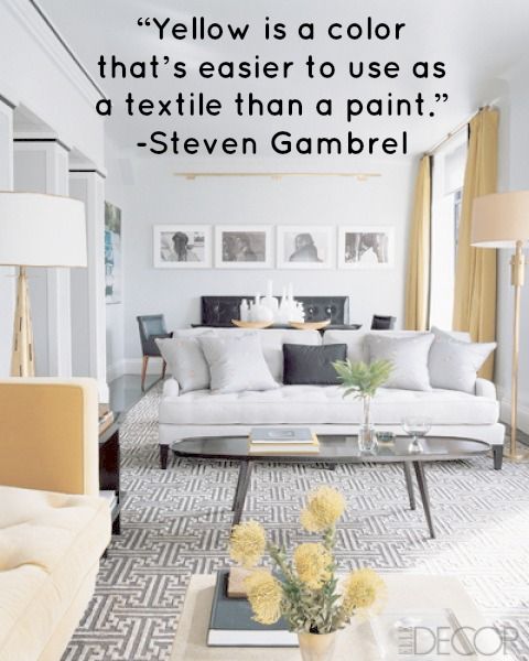 Design Quotes How To Use Yellow