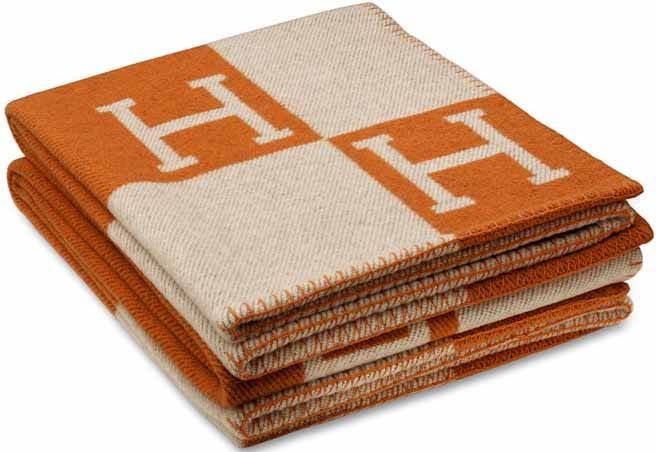hermes throw blanket price