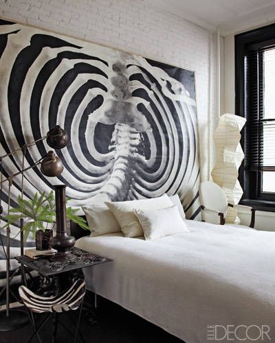 Black and white decor designing with black and white