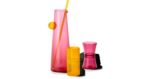 Product, Colorfulness, Magenta, Orange, Plastic, Cylinder, Drinking straw, Toothbrush holder, Still life photography, Artifact, 