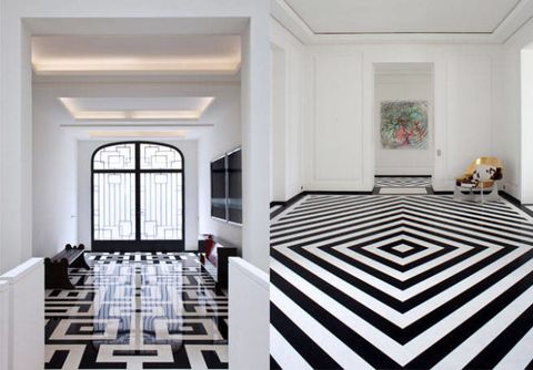Best Black And White Tile Pierre, Black And White Floor Tiles