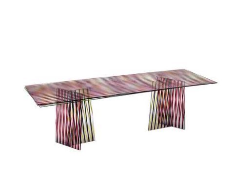 Table, Line, Violet, Rectangle, Coffee table, Parallel, Outdoor furniture, End table, Composite material, Outdoor table, 