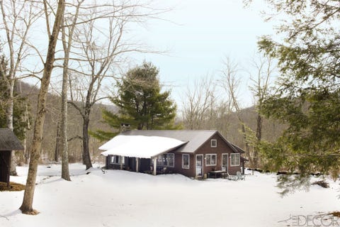 Modern rustic style: inside the cabin of CALVIN KLEIN HOME EXEC