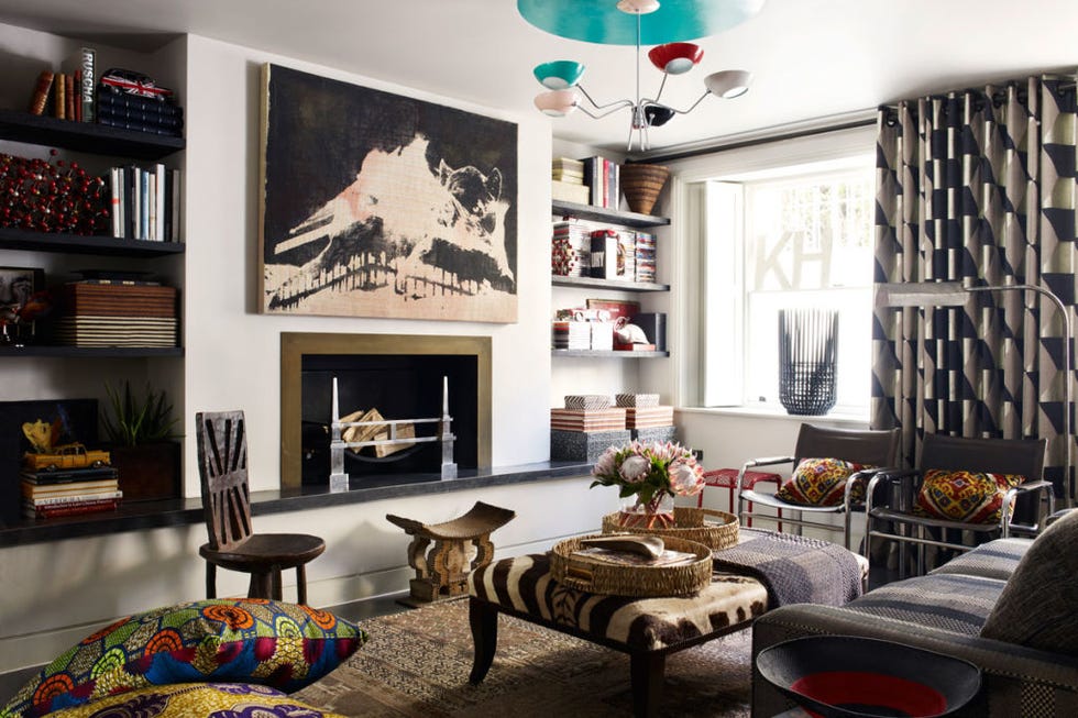 Fashion Editor Kim Hersov's Family Room