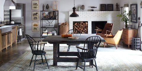 15 Rustic Kitchen Decor Ideas - Country Kitchens Design - Elle Decor There's something undeniably charming about the rustic kitchens you find in  old farmhouses, but bringing the same look into your own space is much  easier ...