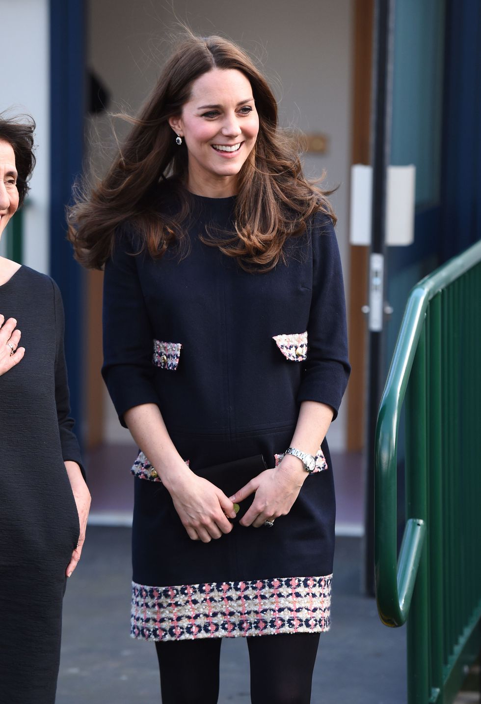 Kate Middleton Baby Bump Sighting - Kate Middleton Visits School ...