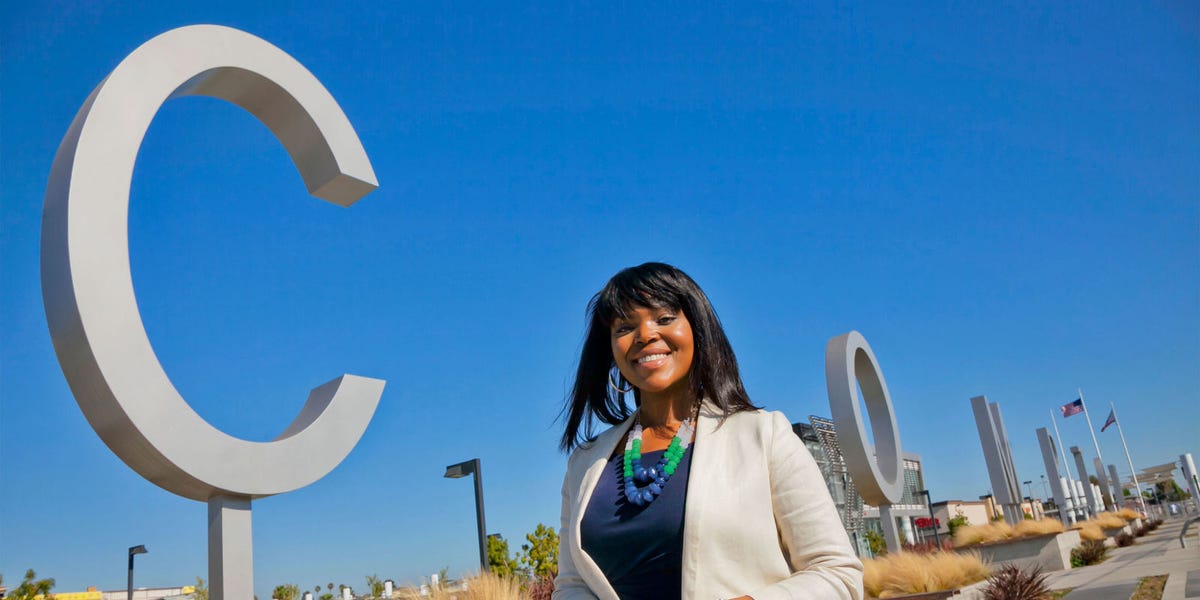 Profile Of Aja Brown Compton California Aja Brown Mayor Of Compton