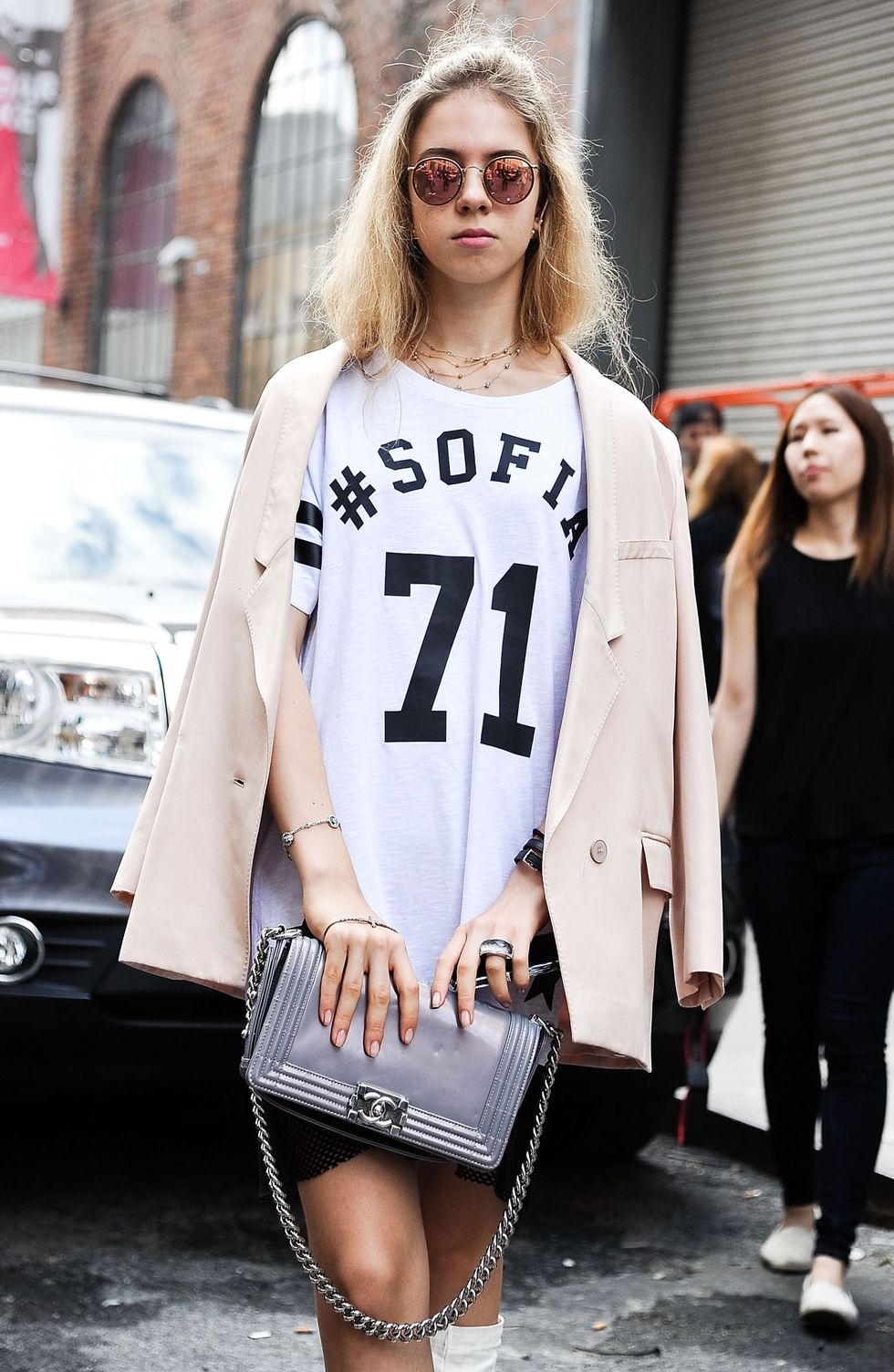 How To Wear a Sports Jersey Like a Street Style Star