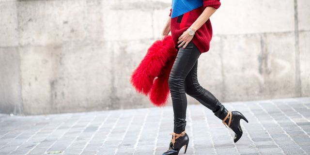 15 Stylish Leather Pants Outfits