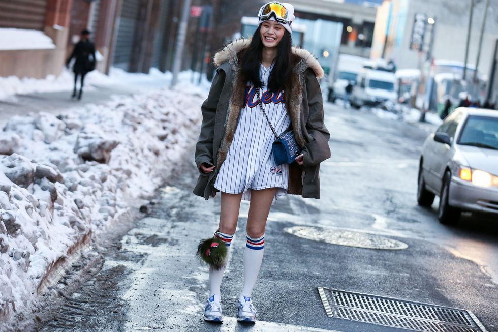 How To Wear a Sports Jersey Like a Street Style Star