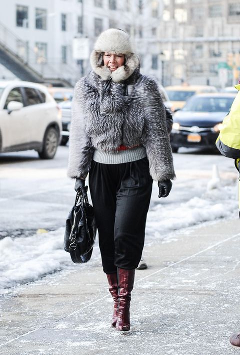 All The Fur Spotted On The Streets At Fashion Week