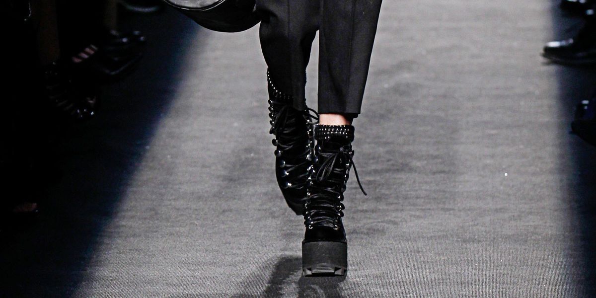 Trendspotting New York Fashion Week Combat Boots