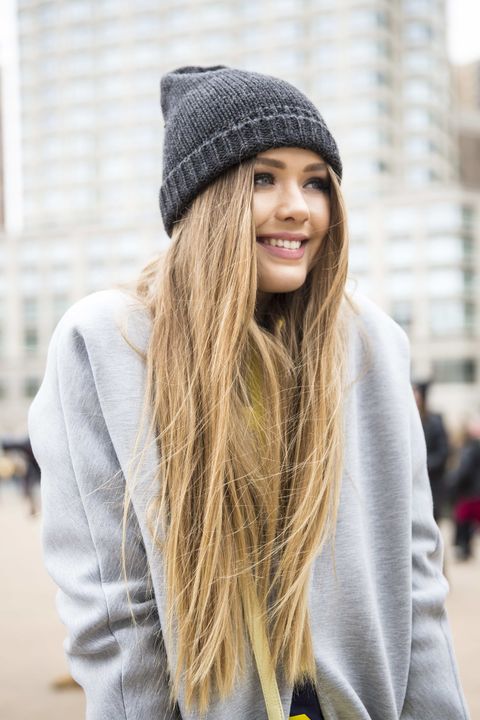 "I don't do anything to my hair," the blogger told us. "It's naturally very straight."

<strong>Instagram:</strong> <a href="Instagram.com/kristina_bazan">@Kristina_Bazan</a>