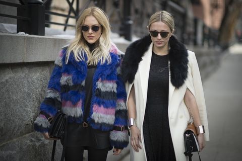 All the Fur Spotted on the Streets at Fashion Week