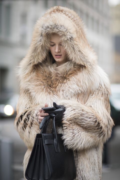 All the Fur Spotted on the Streets at Fashion Week