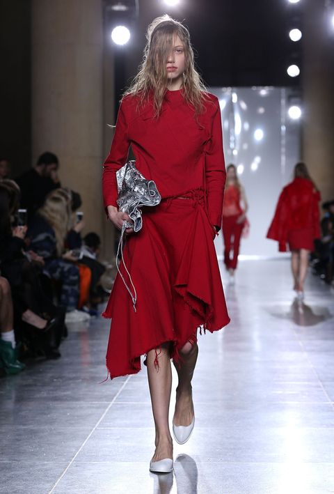 Head to Toe Red at London Fashion Week