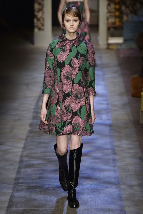 Brocade Florals at London Fashion Week