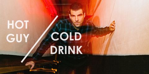 480px x 240px - Hot Guy/Cold Drink - Drinking With Zachary Quinto