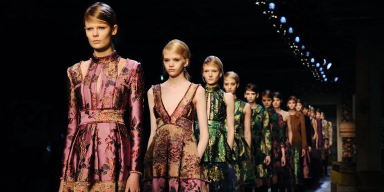 Brocade Florals at London Fashion Week