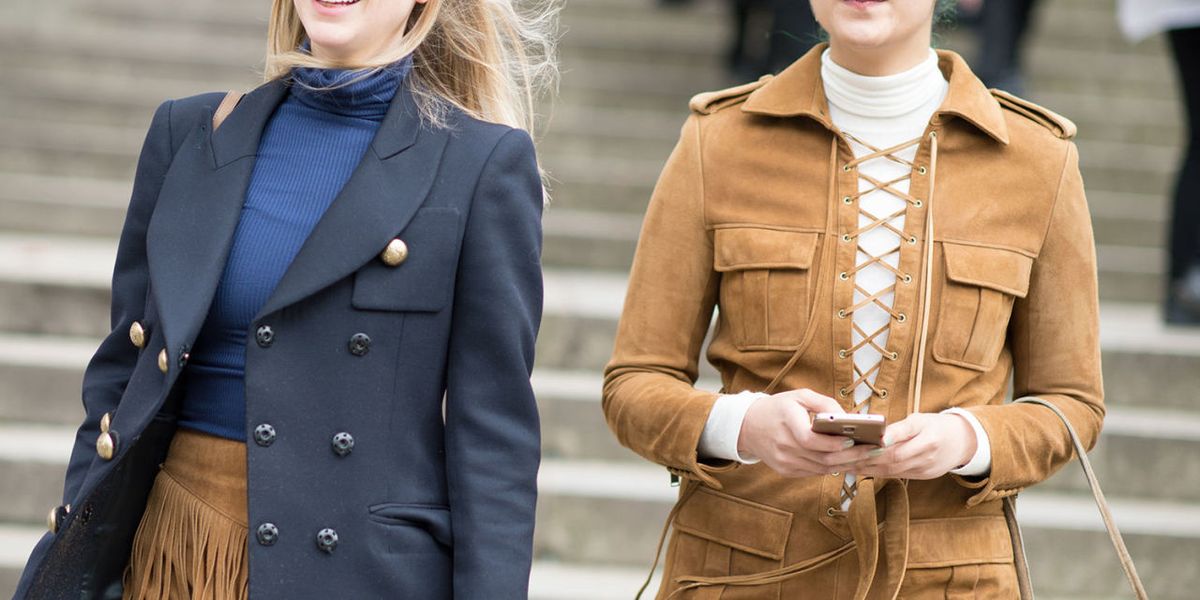 This One Street Style Trick Solves All Your Transitional Dressing Problems