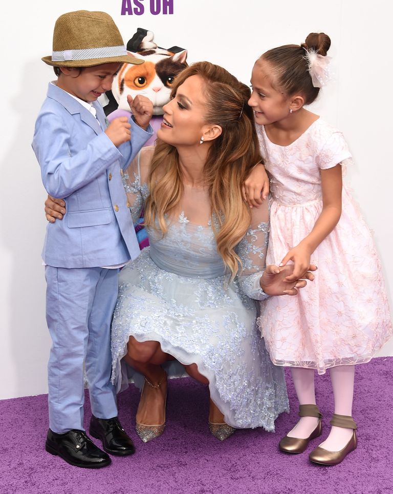 J.Lo Brings Kids to 'Home' Premiere Jennifer Lopez Red Carpet