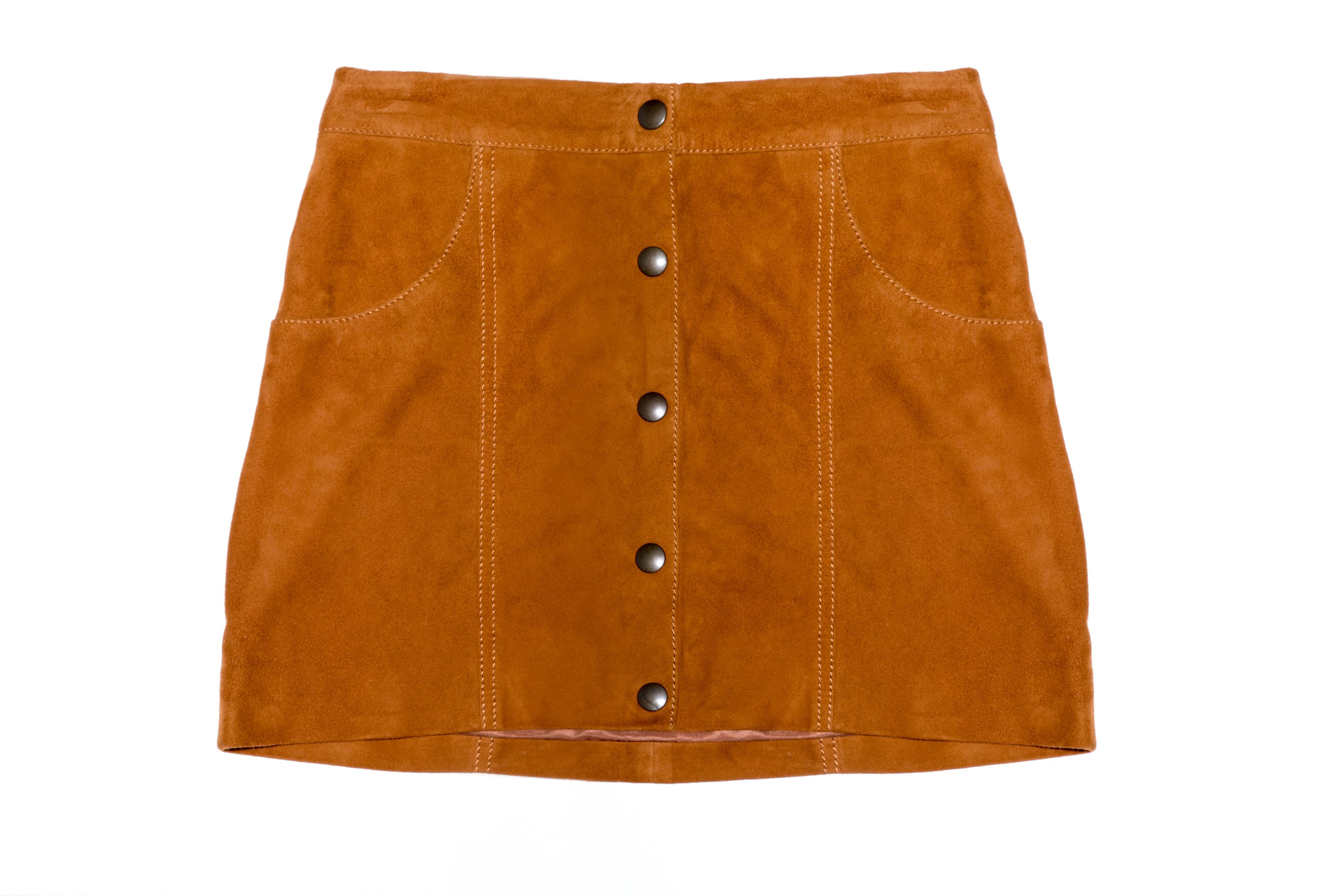 velvet button down skirt