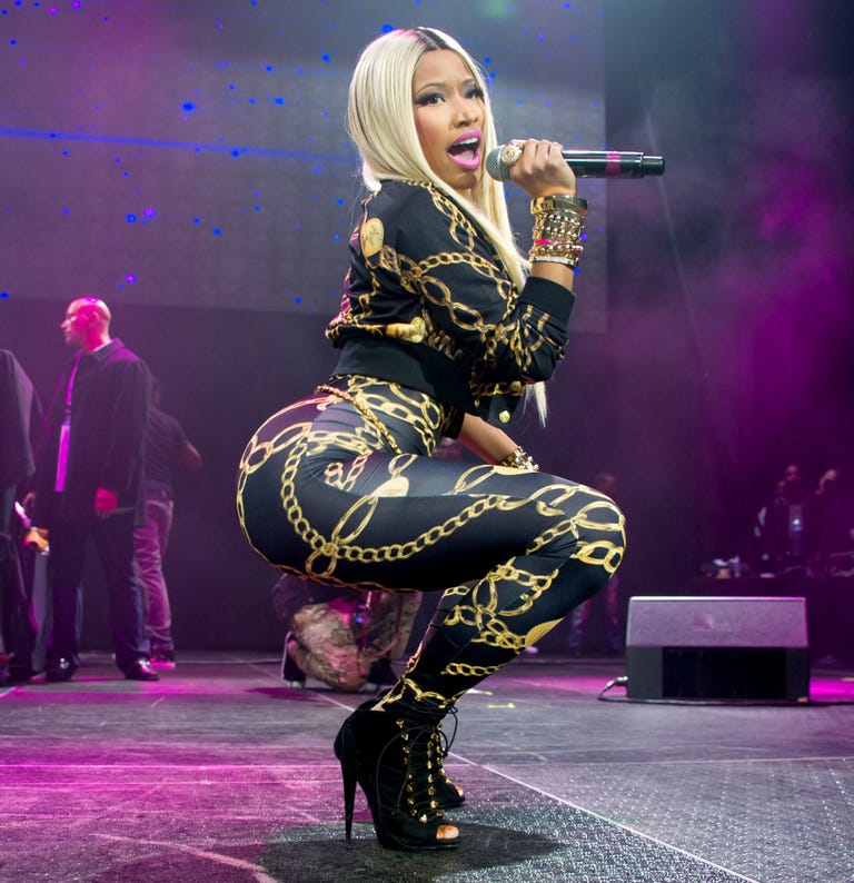 Nicki Minaj Wore A Butt Baring Body Suit Last Night 