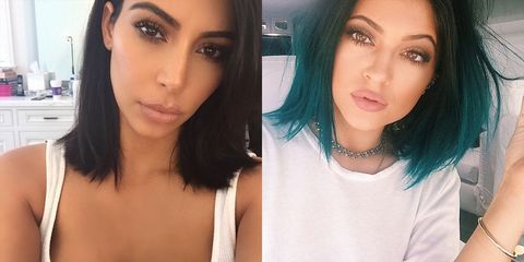 Kylie Jenner and Kim Kardashian twin in matching skin 
