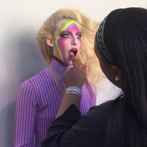 Pat McGrath Channels 'Liquid Sky' and Ziggy Stardust at Louis Vuitton