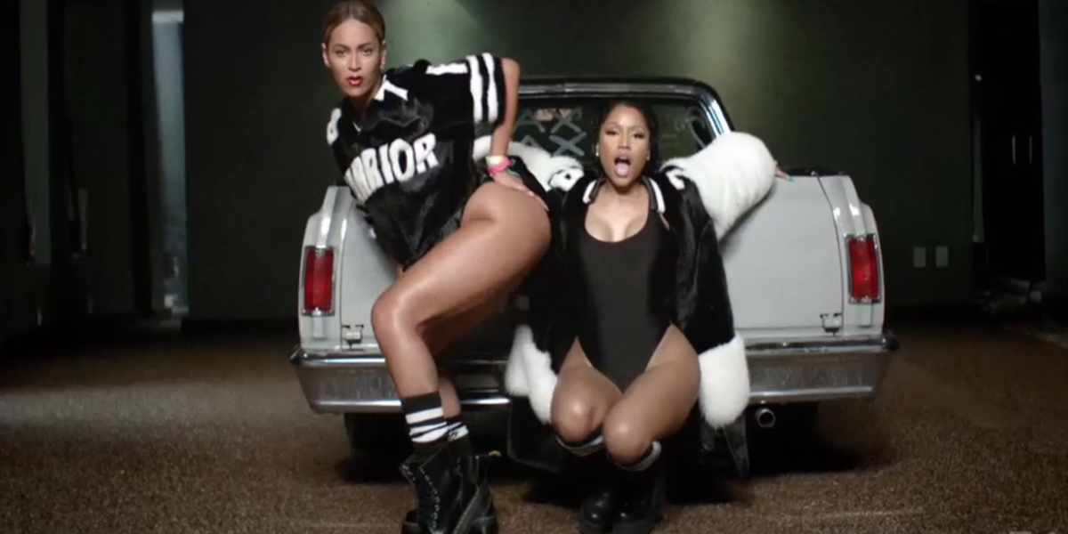 New Squad Goals Every Scene From Nicki Minaj And Beyoncé S New Video