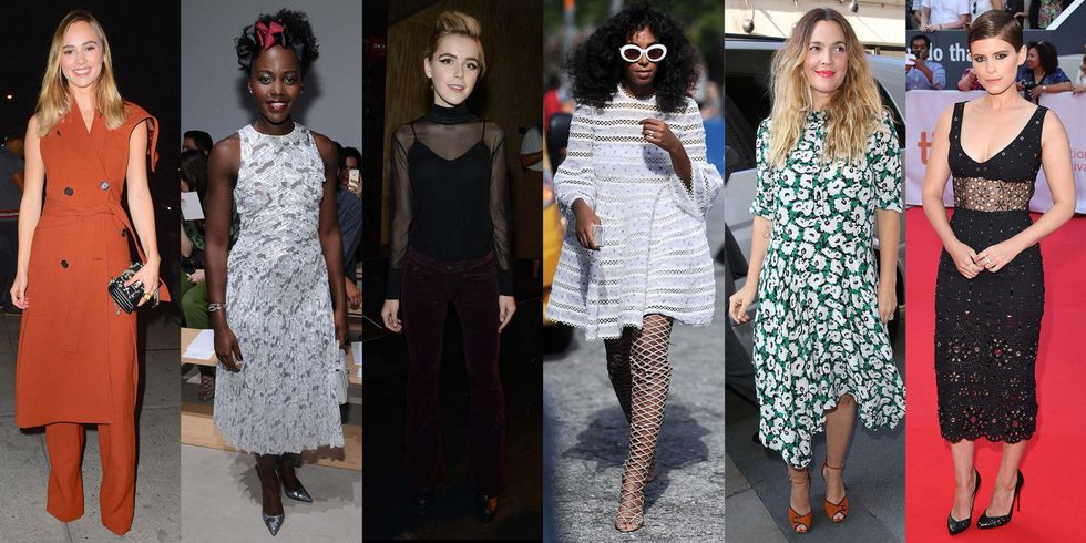 Elle.com Best-Dressed Celebrities During New York Fashion Week and ...