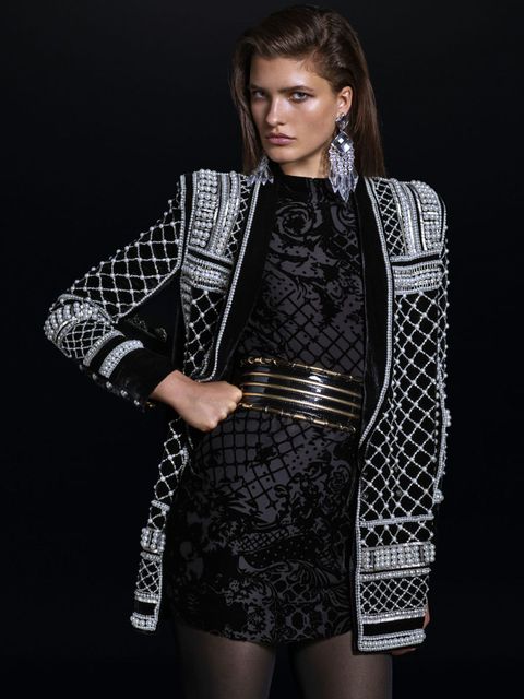 See the full Balmain x H&M collaboration collection lookbook.