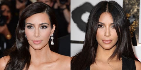 celebrities with middle parts celebrity hair middle part photos